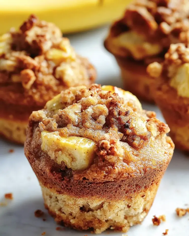 Homemade Banana Bread Streusel Muffins photo