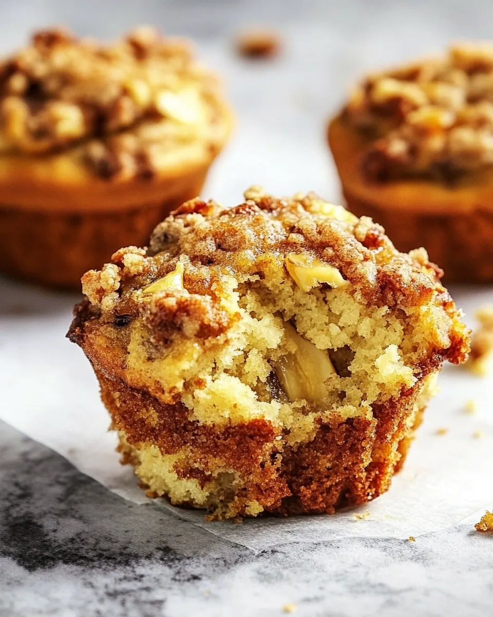 Easy Banana Bread Streusel Muffins recipe photo