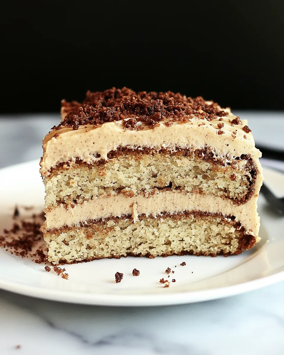 Easy Banana Cake with Peanut Butter Frosting recipe photo