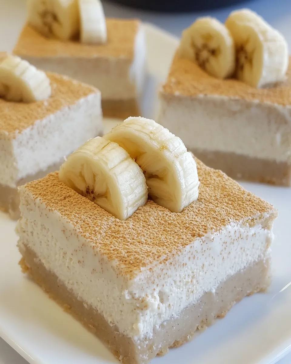 Delicious Banana Cheesecake Bars image