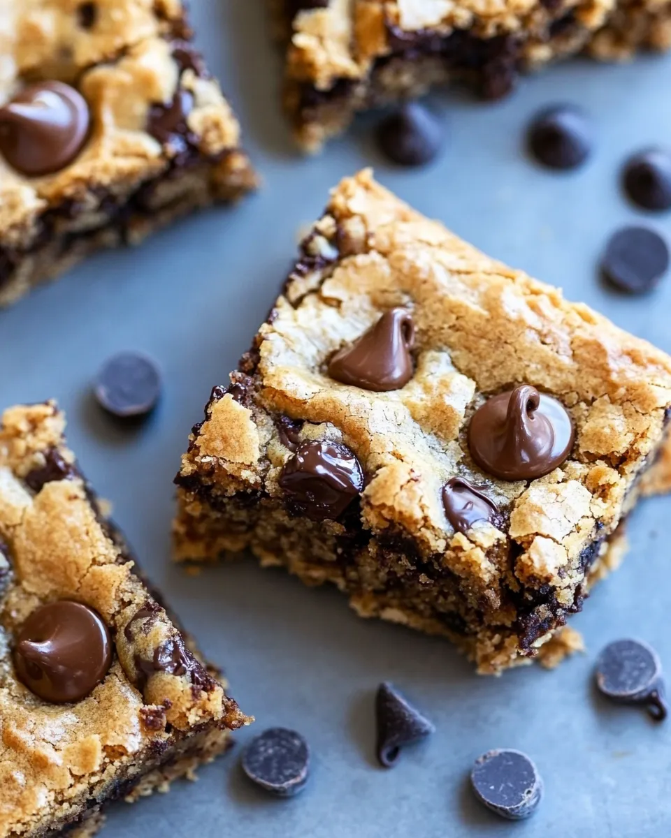 Easy Banana Chocolate Chip Cookie Bars recipe photo