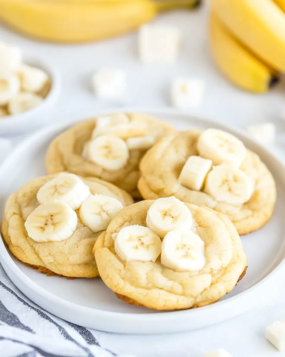 Homemade Banana Pudding Cookies photo