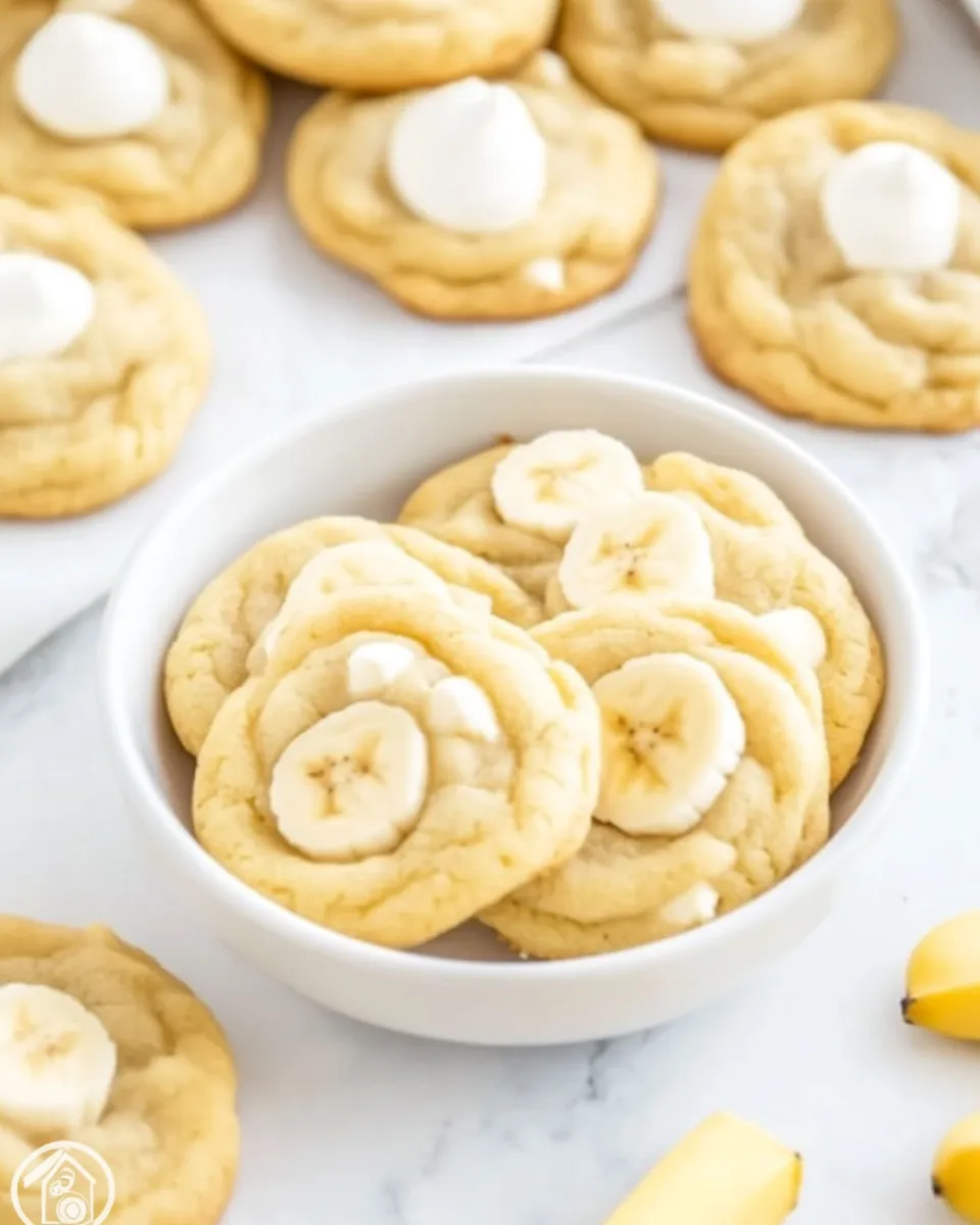 Easy Banana Pudding Cookies recipe photo