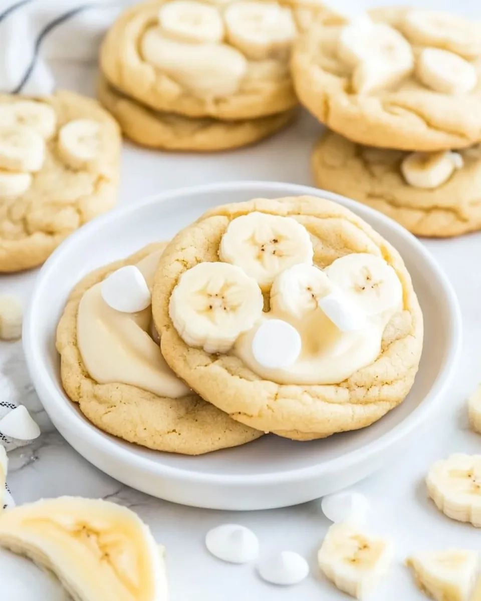 Delicious Banana Pudding Cookies shot