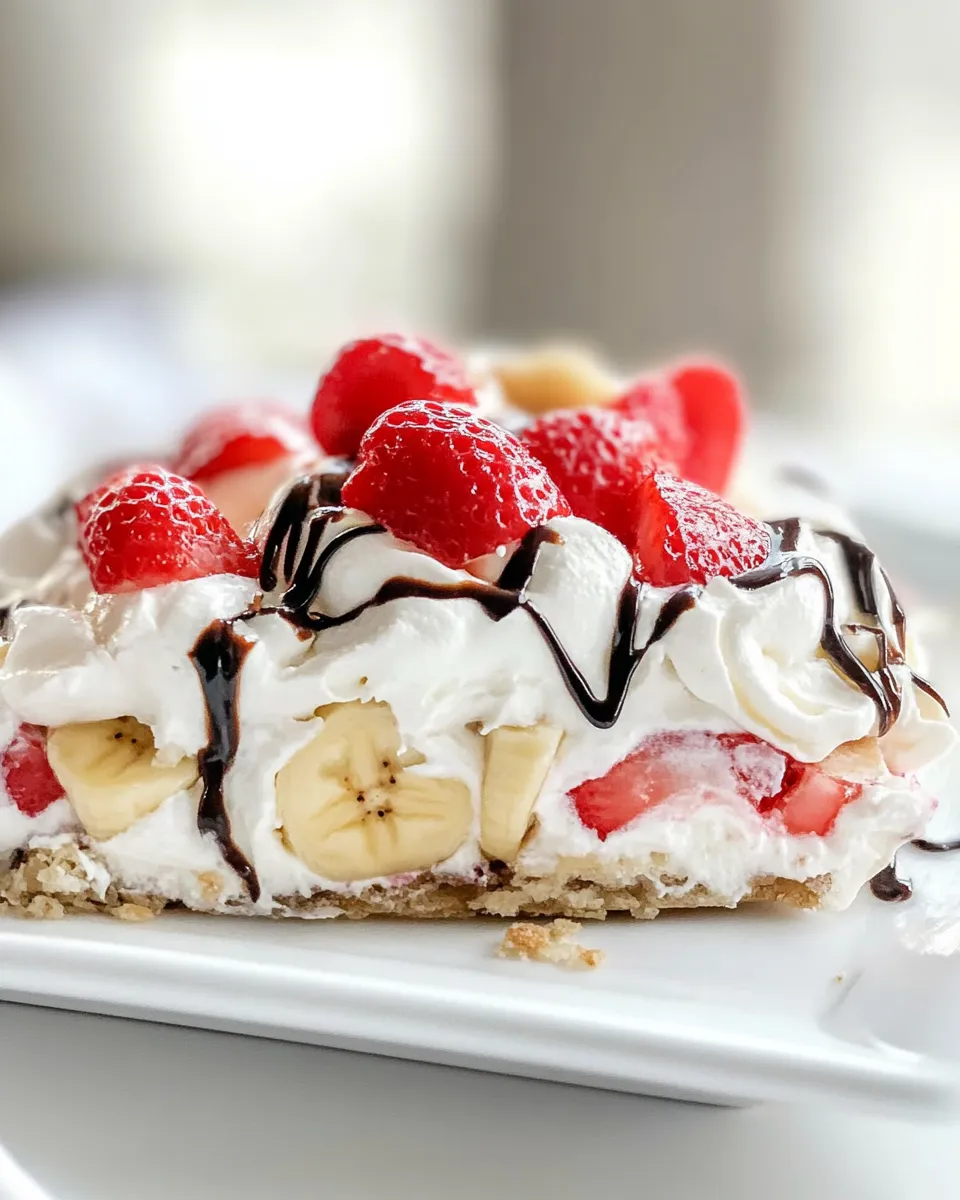 Easy Banana Split Dessert recipe photo