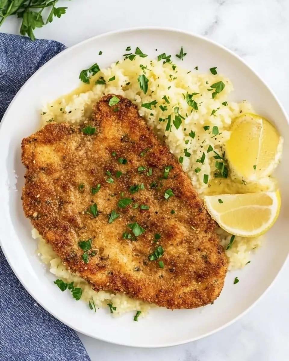 Delicious Beef Milanesa shot