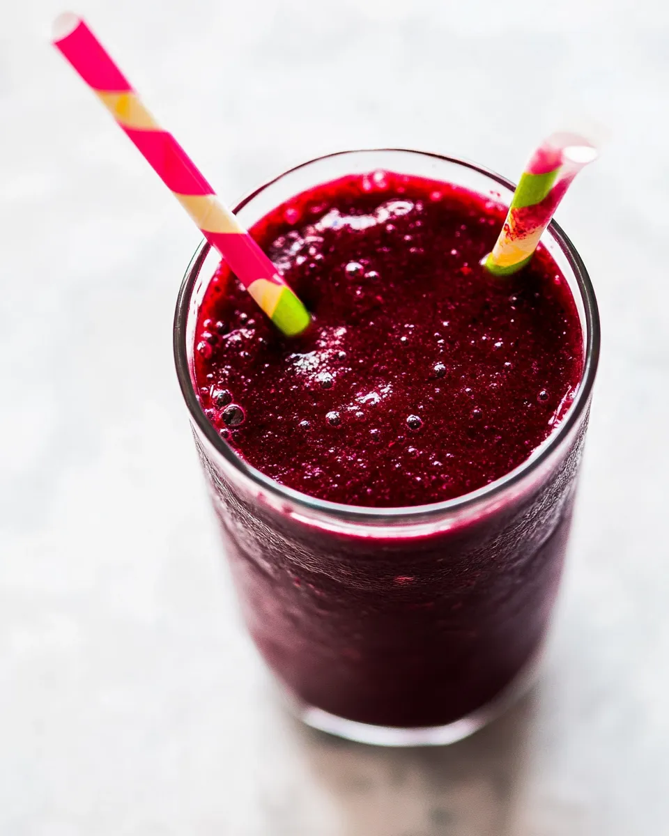 Delicious Beet and Berry Smoothie image