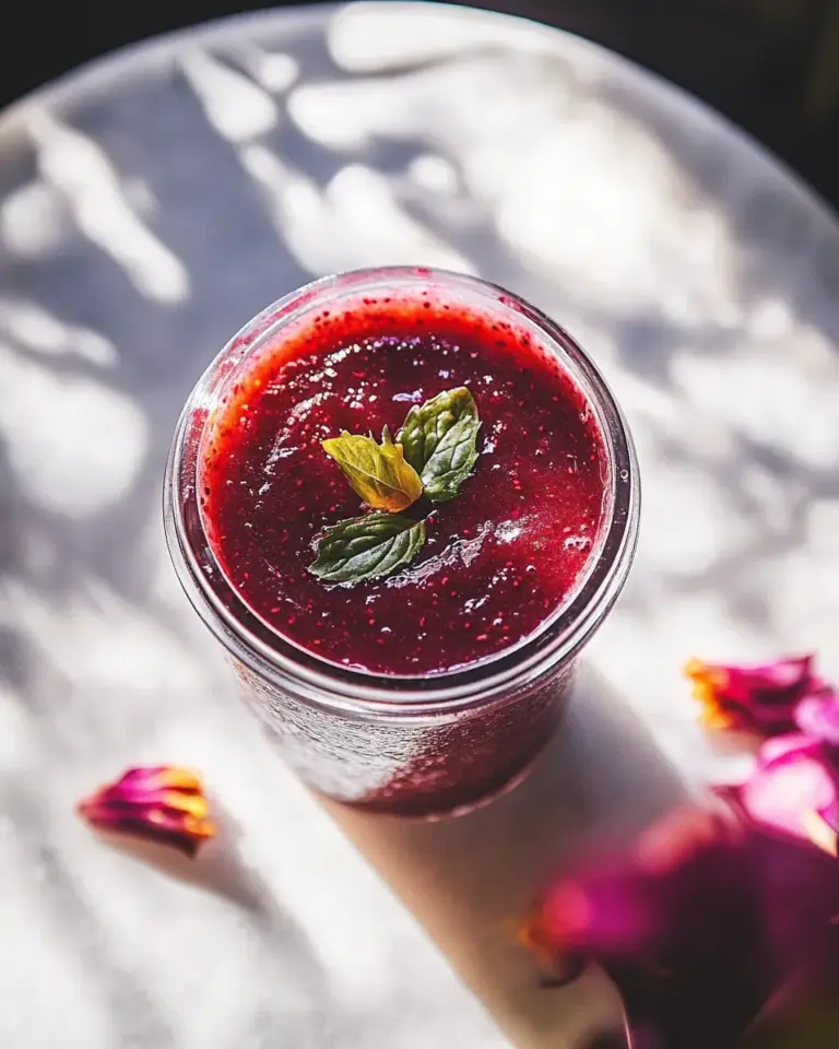 Homemade Berry Beet Velvet Smoothie photo