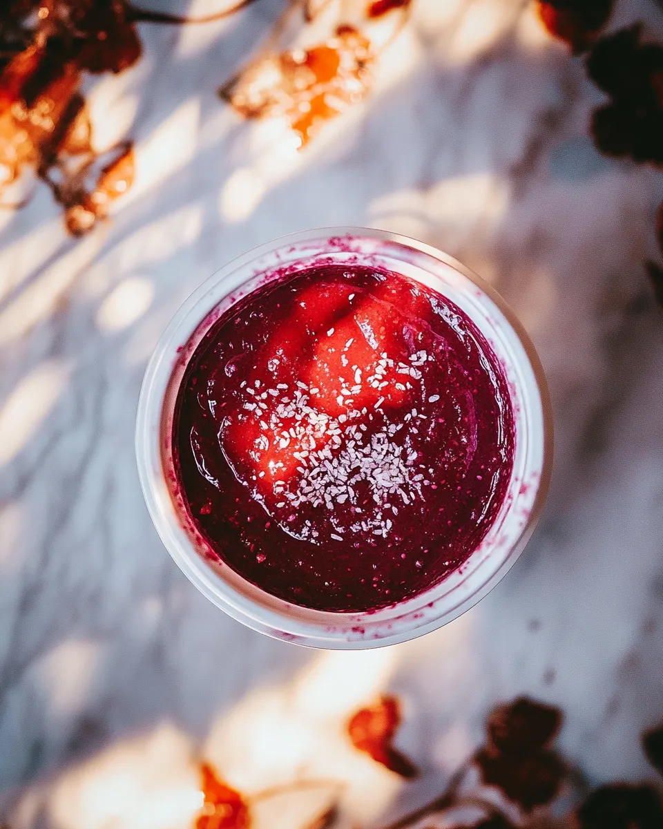 Easy Berry Beet Velvet Smoothie recipe photo