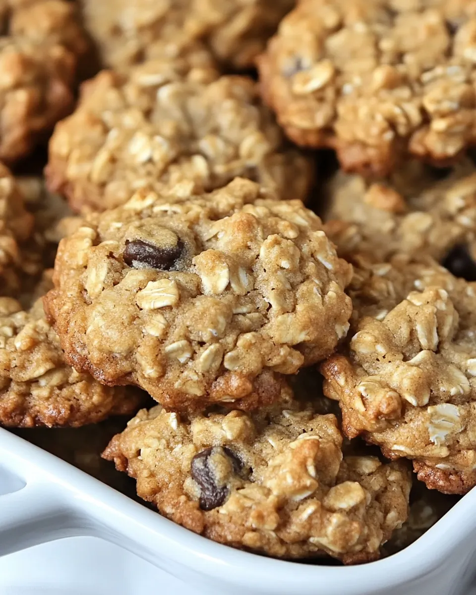 Easy Best Oatmeal Cookie Recipe shot