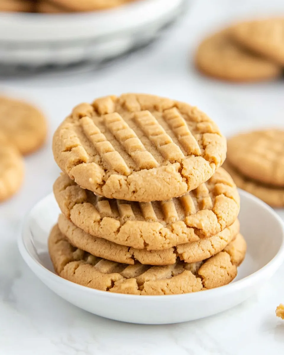 Easy Best Peanut Butter Cookies Recipe shot