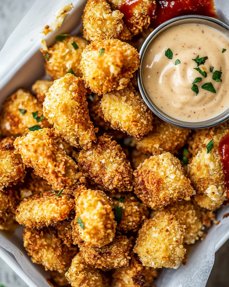 Easy Better Than The Snack Bar Baked Chicken Nuggetswith all the sauces. recipe photo