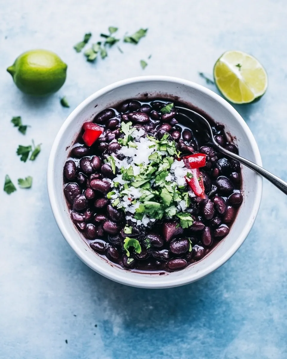 Easy Black Beans Recipe (Instant Pot or Slow Cooker) recipe photo