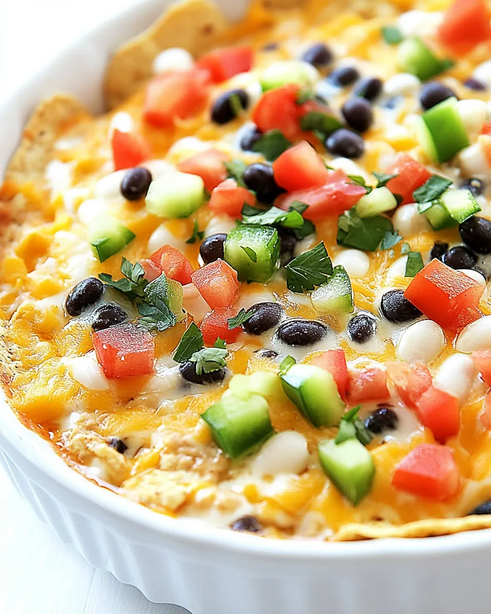 Easy Black and White Bean Dip recipe photo