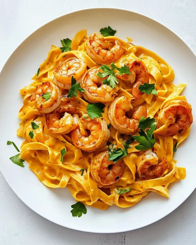 Homemade Blackened Shrimp Alfredo photo