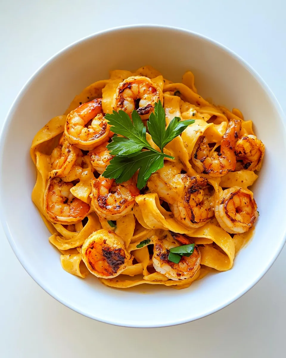 Classic Blackened Shrimp Alfredo image