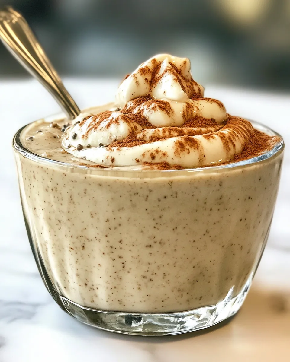 Easy Blended Cinnamon Roll Protein Overnight Oats recipe photo