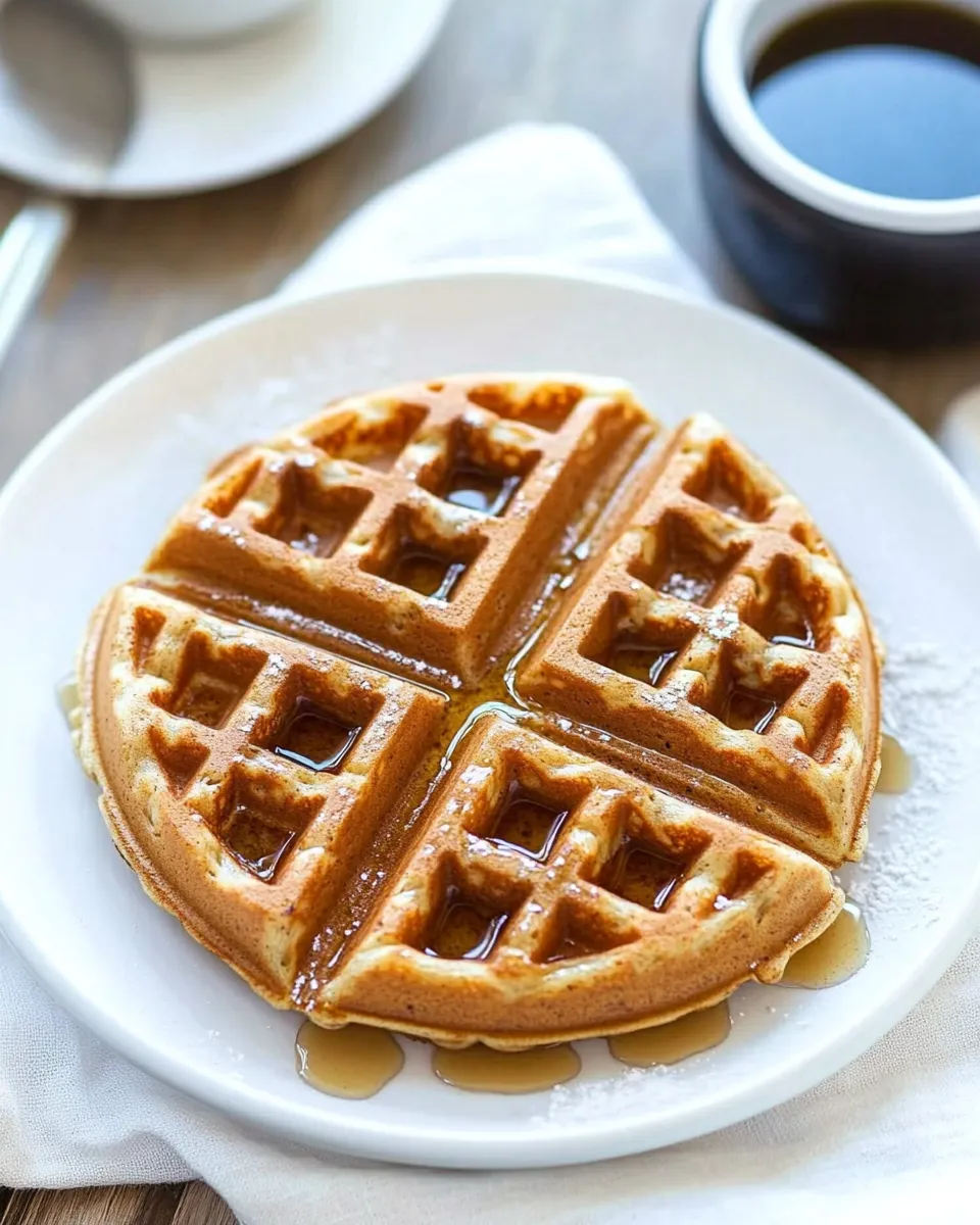 Delicious Blender Whole Wheat Waffles image