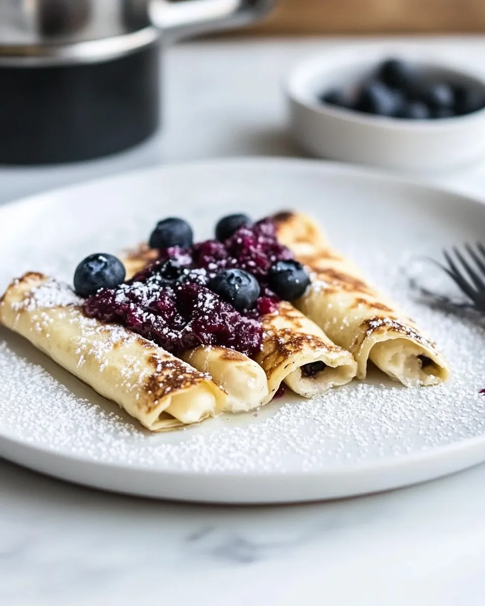 Delicious Blintzes shot