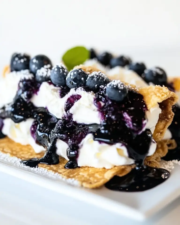 Homemade Blueberry Cheesecake Tacos photo