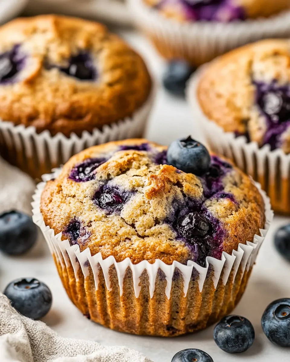 Easy Blueberry Muffin Recipe shot
