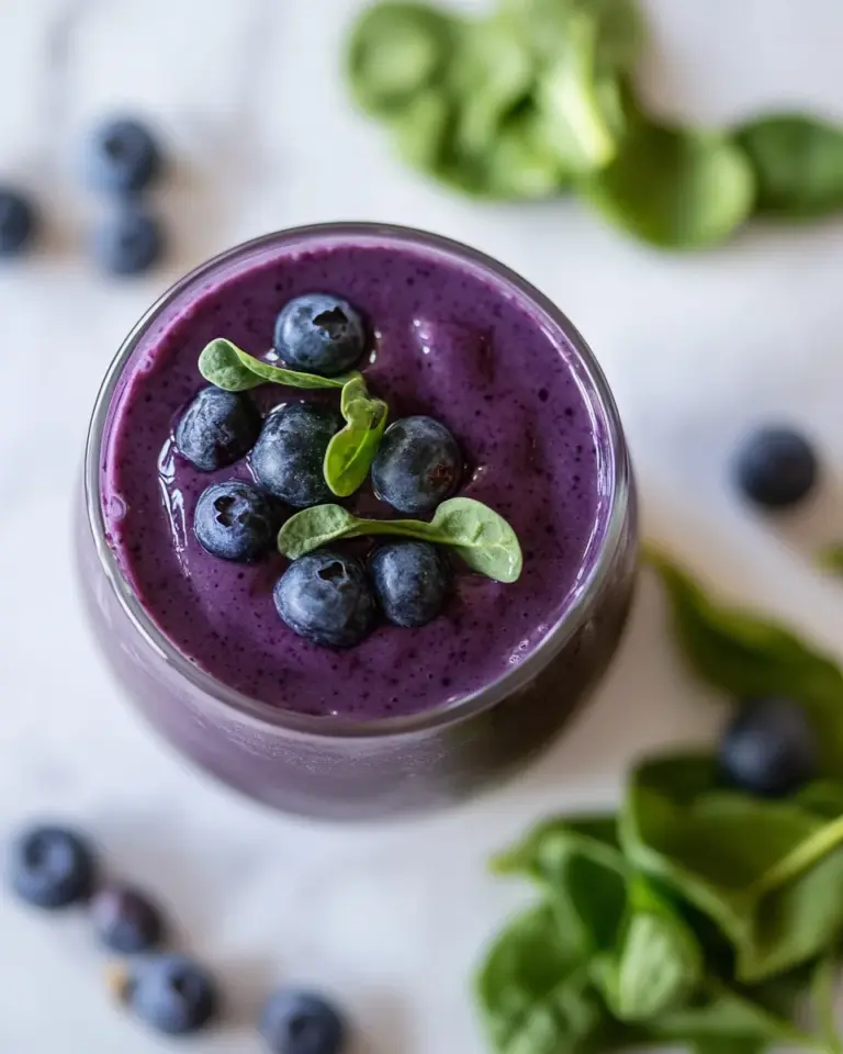 Easy Blueberry Spinach Smoothie photo