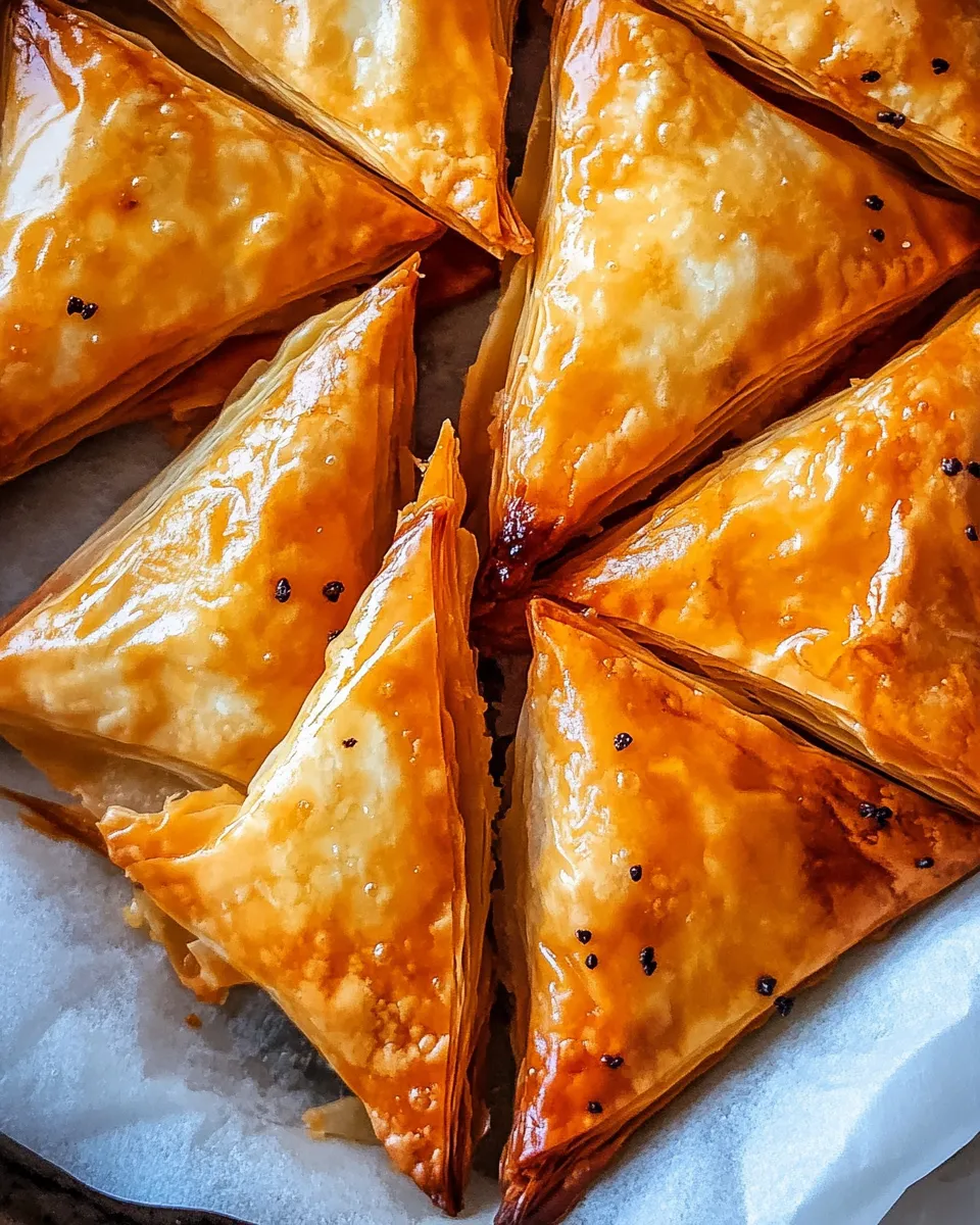 Easy Borek - Crispy Turkish Cheese Pastry shot
