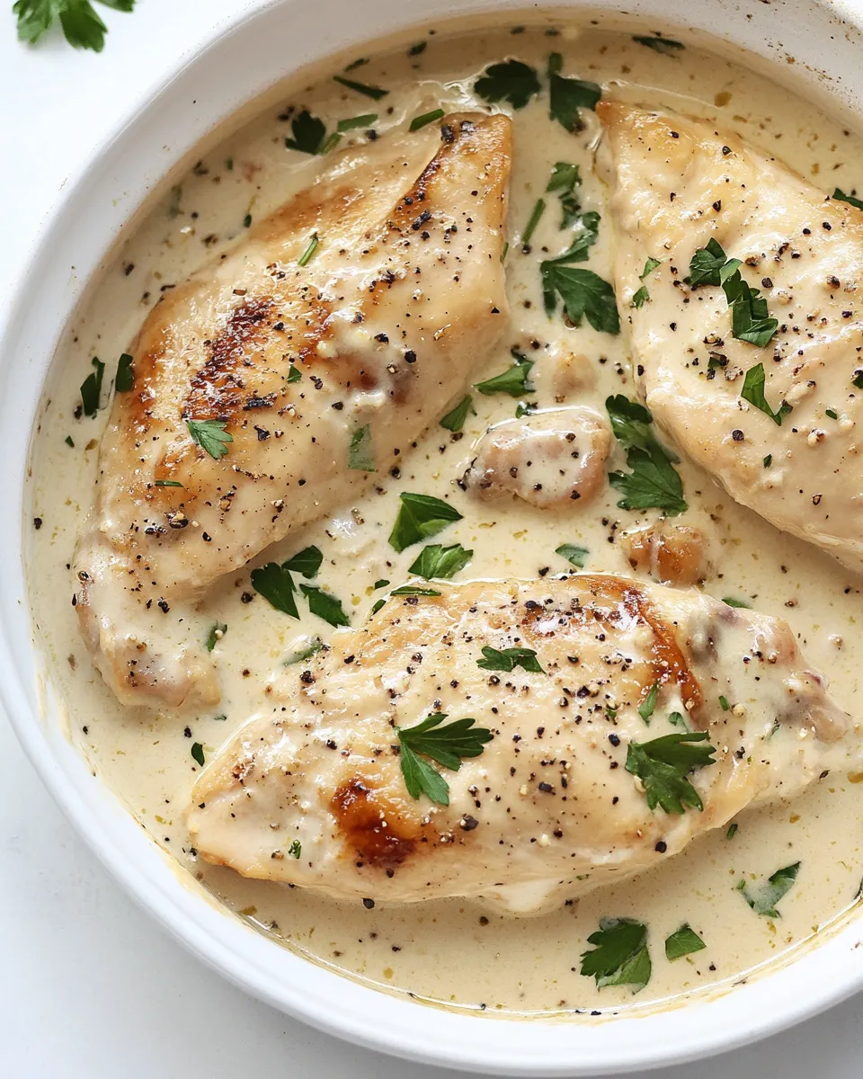 Savory Boursin Chicken dish photo