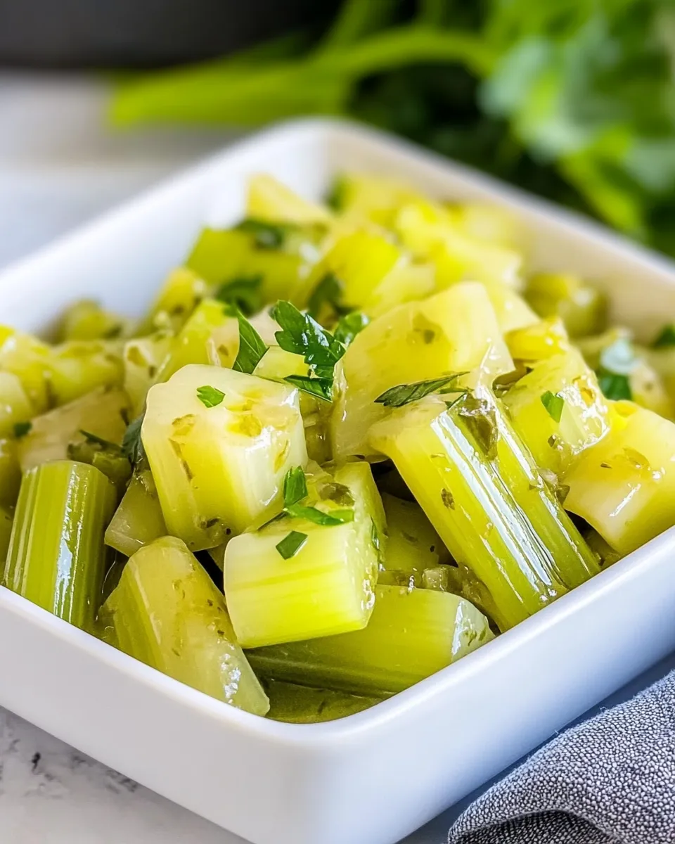 Classic Braised Celery - A Simple Side Dish image