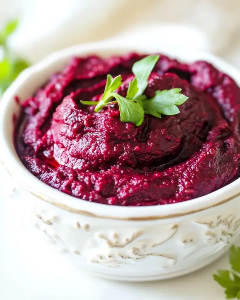 Homemade Brilliant Beet Black Bean Dip photo