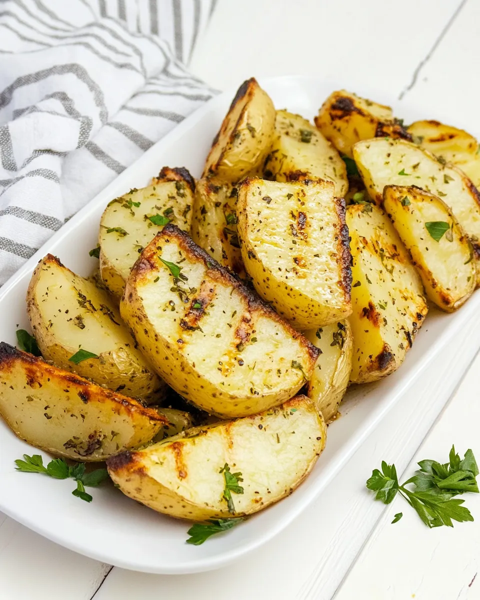 Easy Broiled Potatoes recipe photo