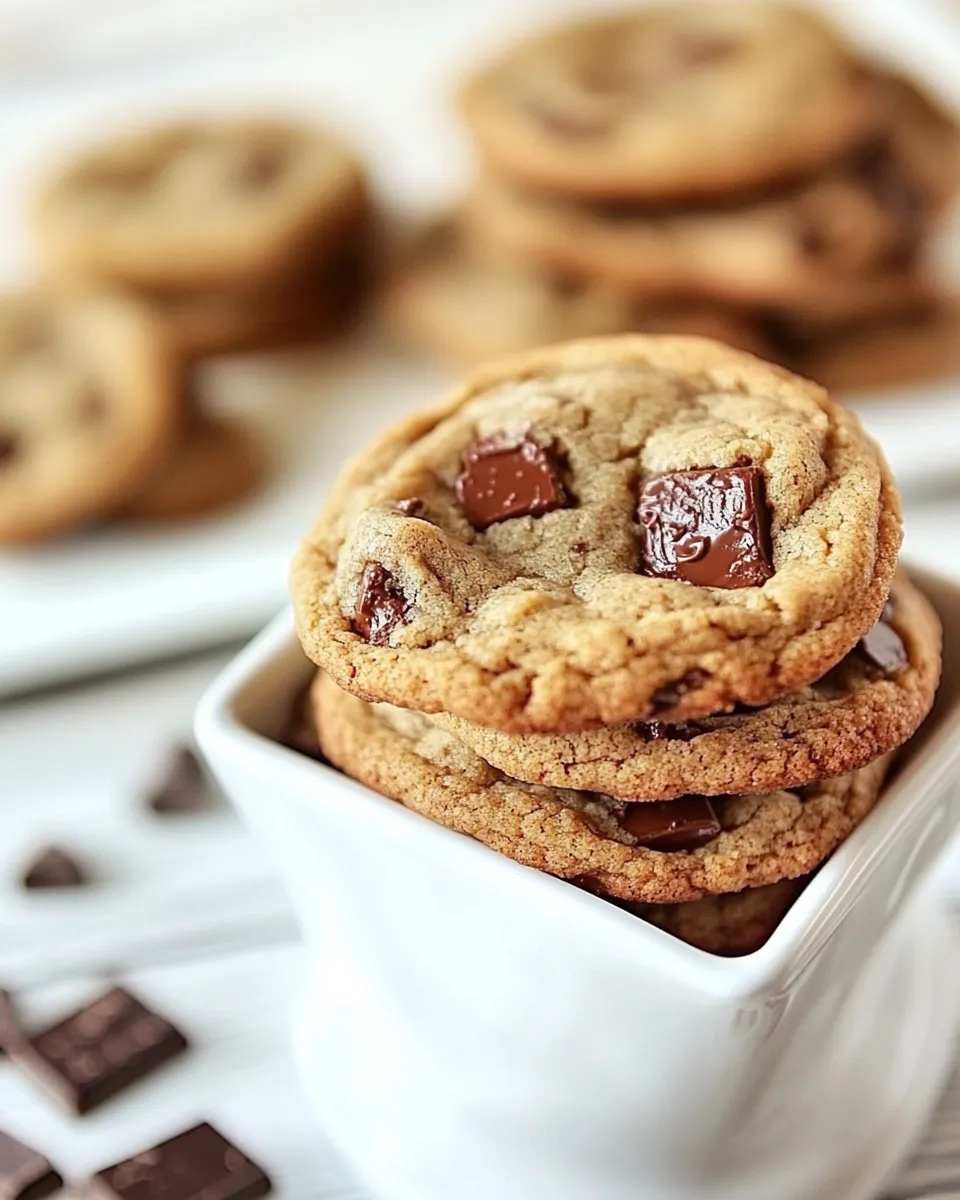 Delicious Brown Butter Toffee Chocolate Chunk Cookies image