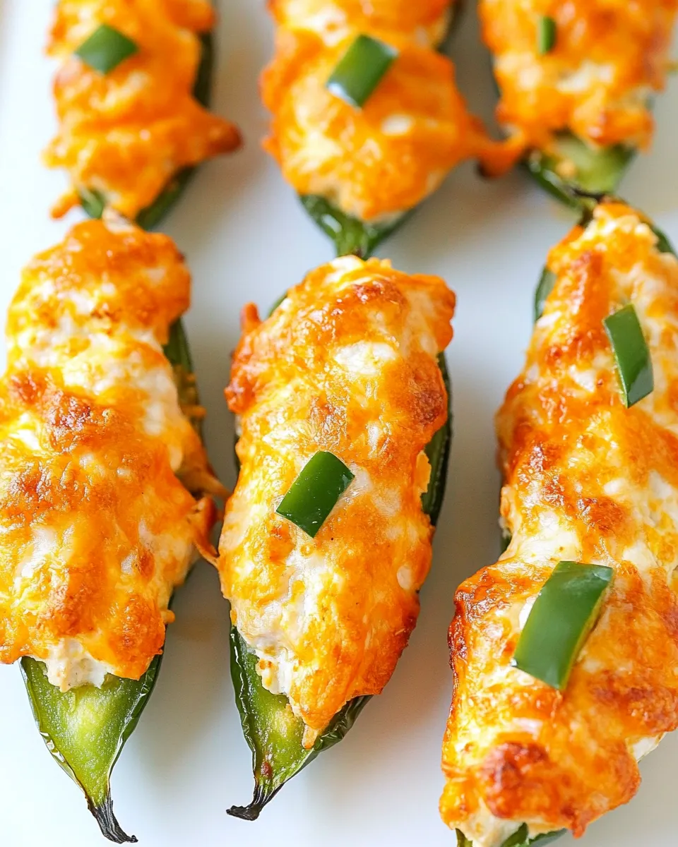 Homemade Buffalo Chicken Jalapeno Poppers photo