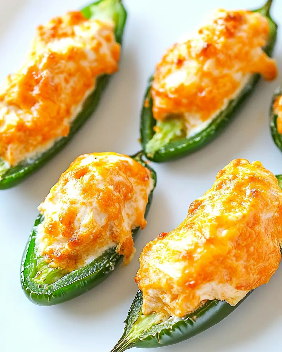 Classic Buffalo Chicken Jalapeno Poppers image