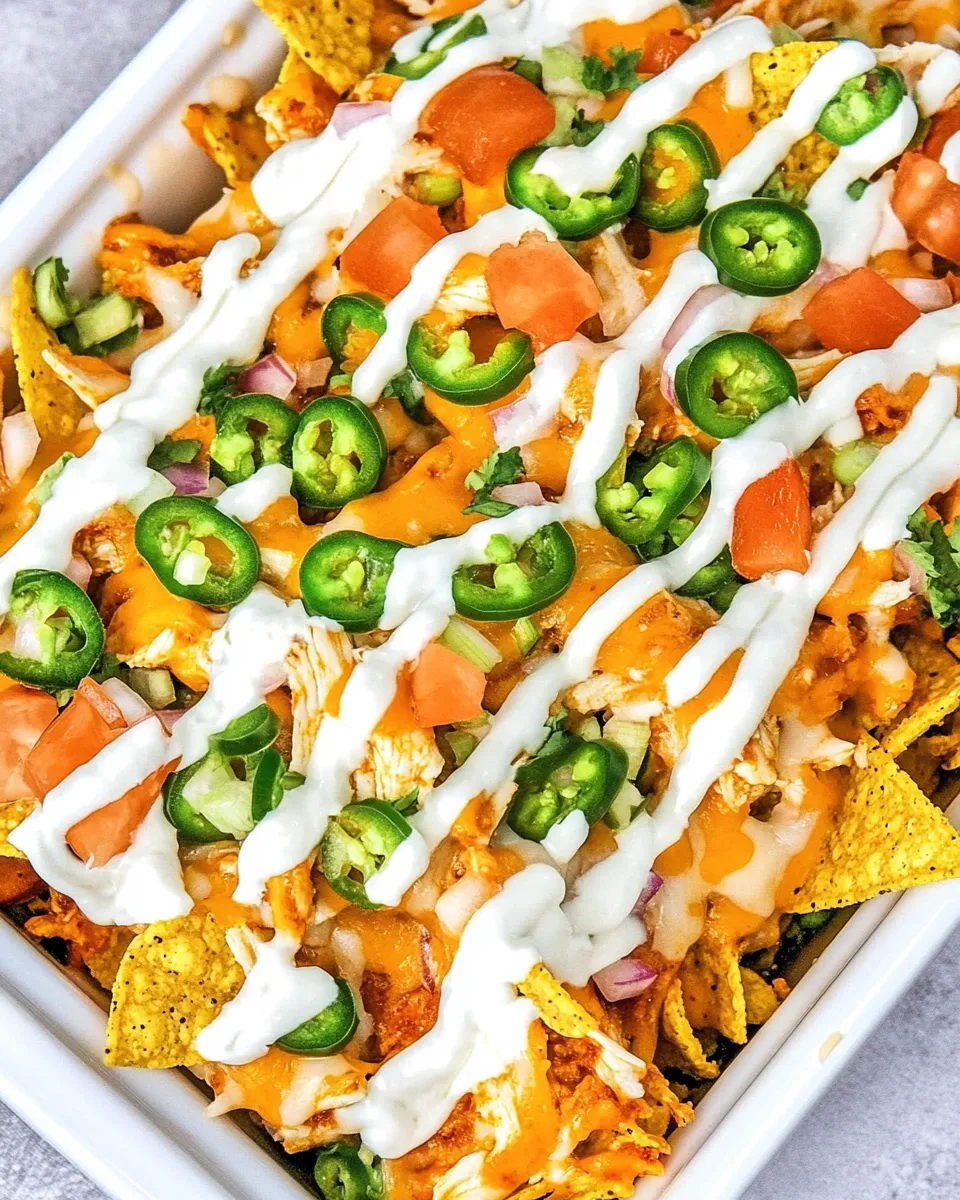 Delicious Buffalo Chicken Nachos with Doritos dish photo