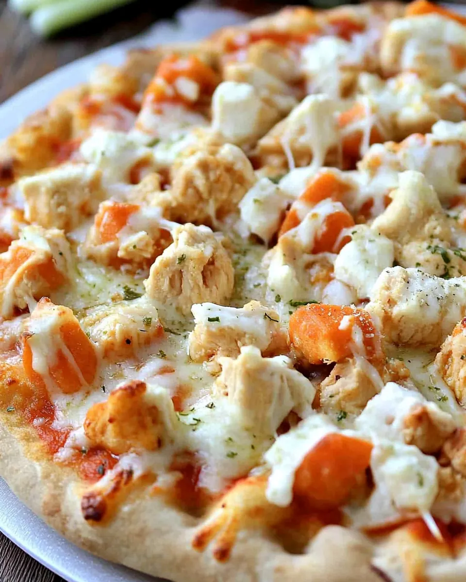 Classic Buffalo Ranch Chicken Pizza image