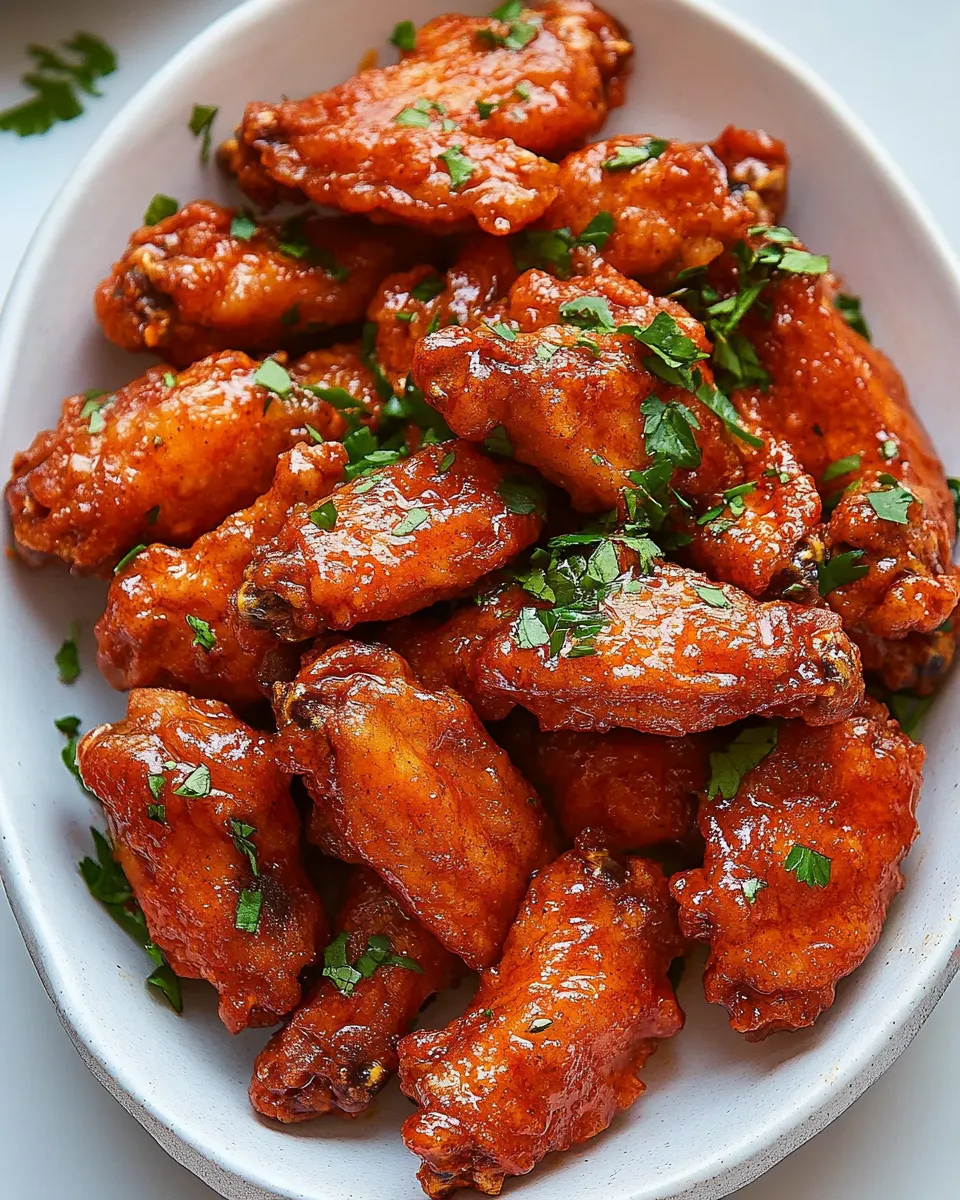 Delicious Buffalo Wings shot