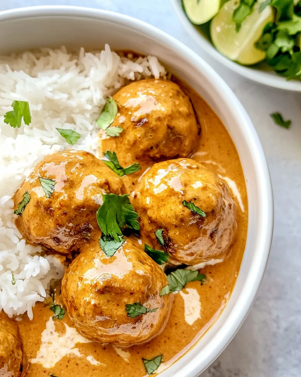 Classic Butter Chicken Meatballs image