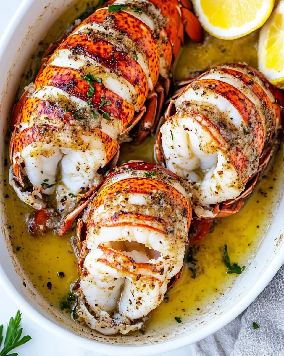 Easy Buttered Lobster Tails recipe photo