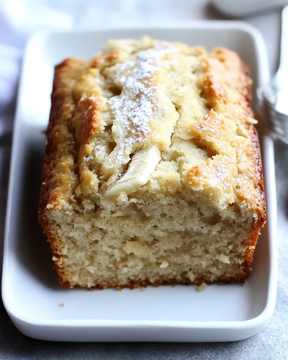 Homemade Buttermilk Banana Bread photo