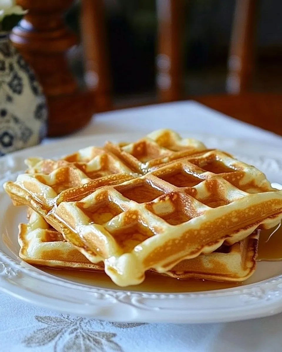 Easy Buttermilk Waffles Recipe for a Crowd recipe photo
