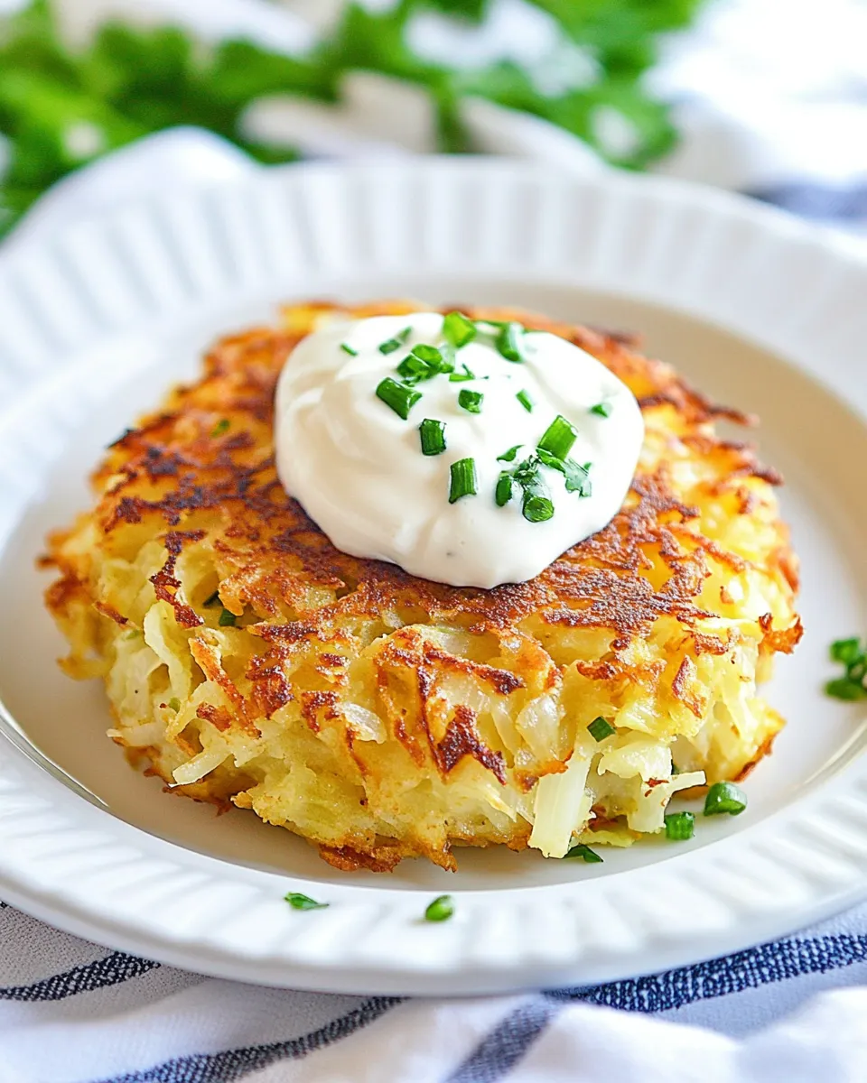 Easy Cabbage Hash Browns Recipe picture