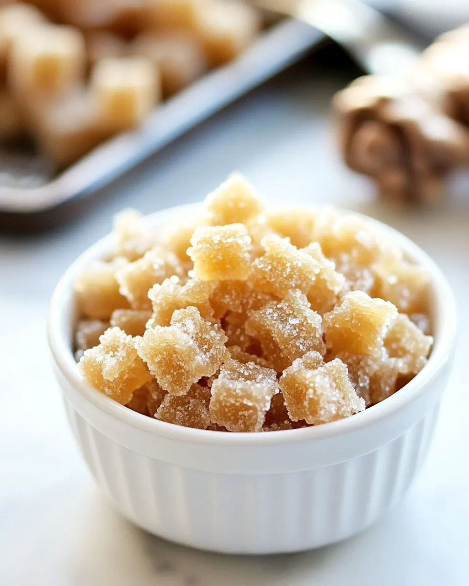Homemade Candied Ginger Recipe photo