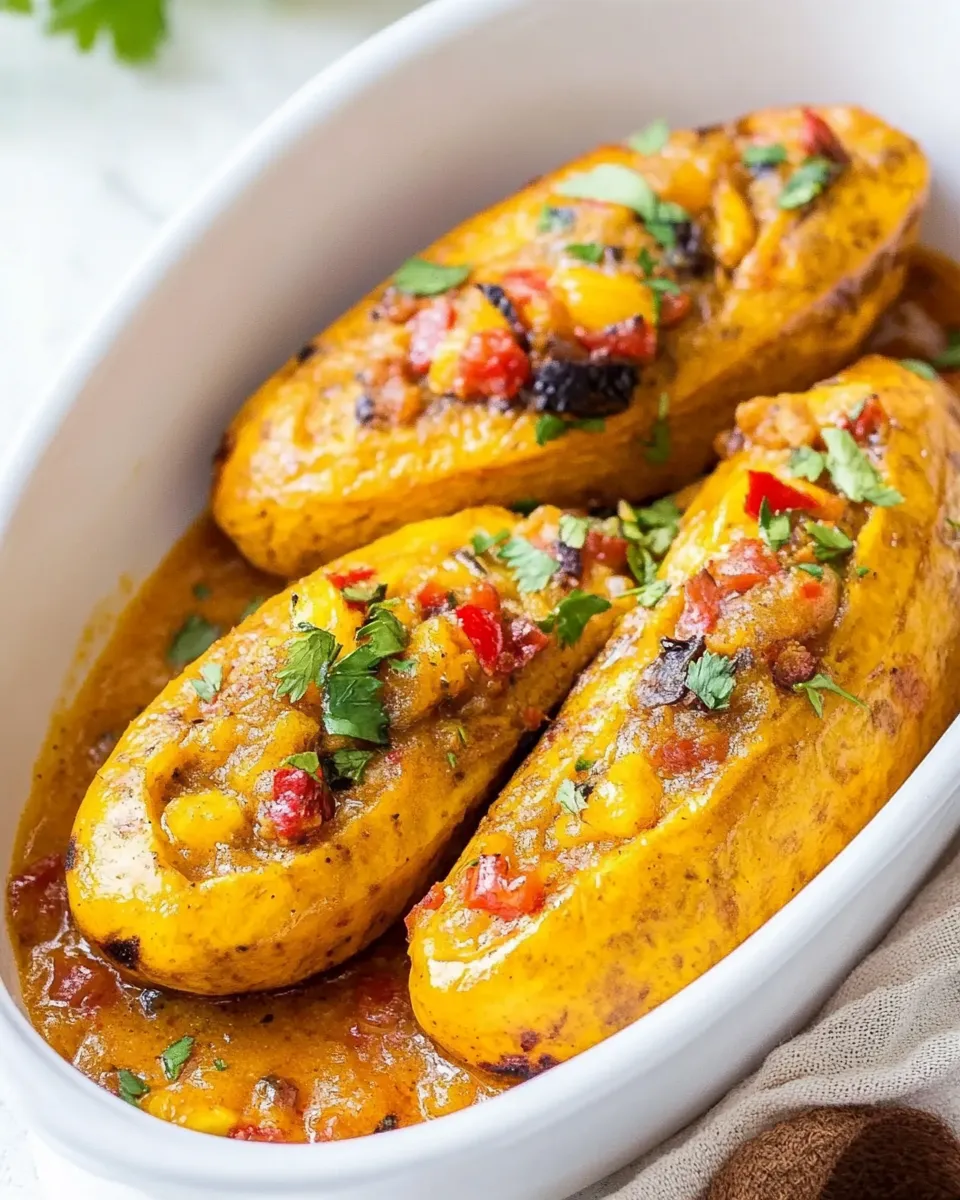 Classic Canoas de Pltano Maduro (Meatless Ripe Plantain Boats) image