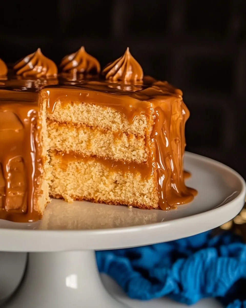 Homemade Caramel Cake photo