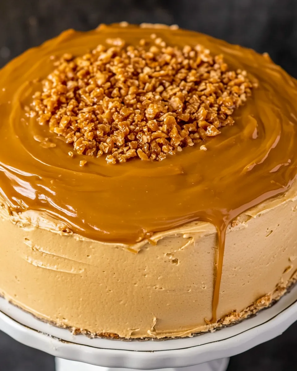 Delicious Caramel Cake shot