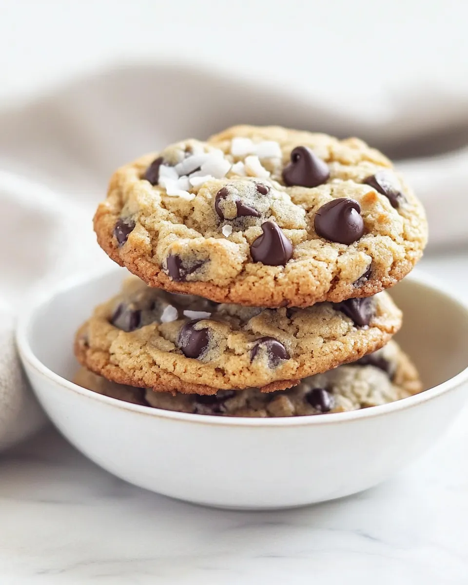 Homemade Caramel Coconut Chocolate Chip Cookies photo