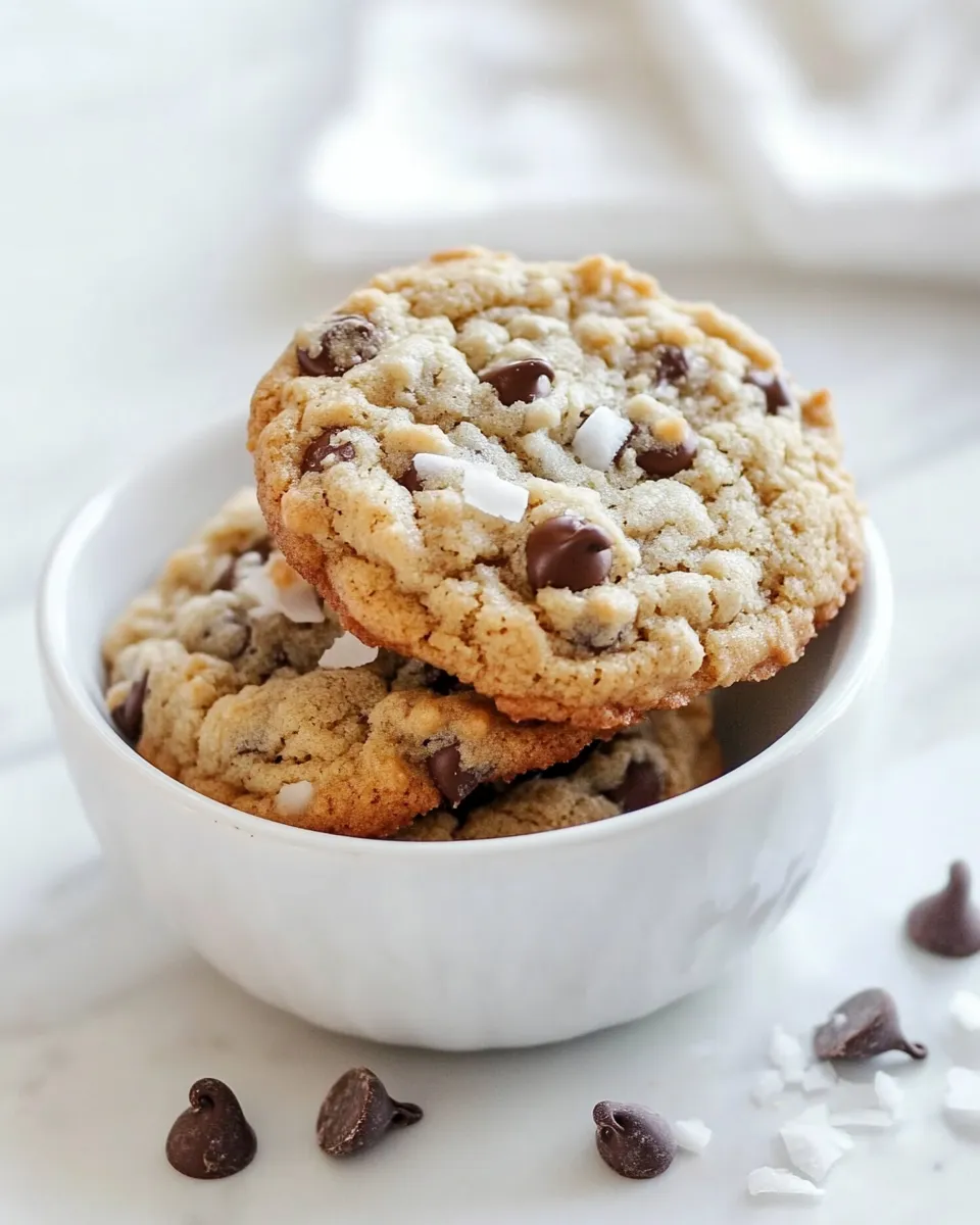 Classic Caramel Coconut Chocolate Chip Cookies image