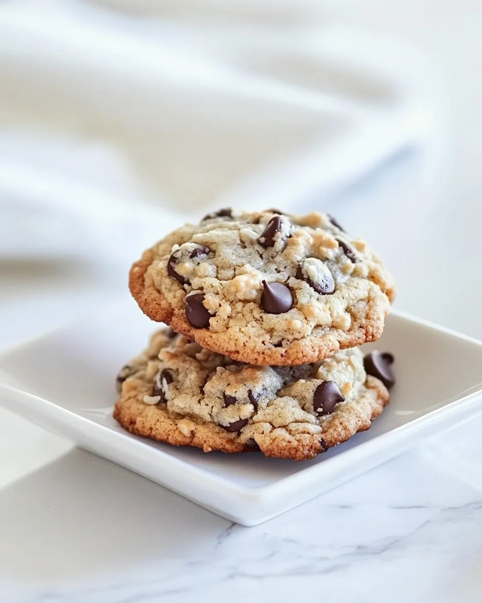 Delicious Caramel Coconut Chocolate Chip Cookies shot