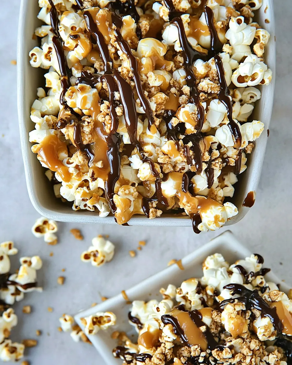 Delicious Caramel Crunch Popcorn Recipe recipe photo